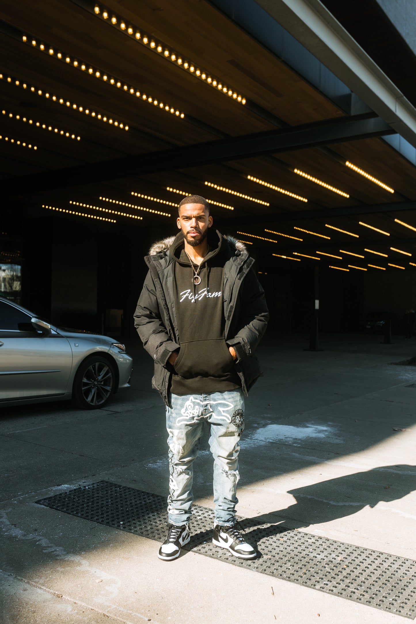 Fly Fam Original Hoodie - Black